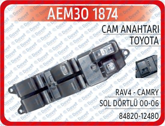 AEM 301874 Cam Anahtari Toyota Rav4 - Camry Sol Dortlu 00-06